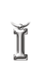 Метален ключодържател - буква I