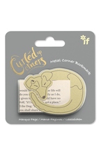 Метален книгоразделител - ъгълче - спящо куче