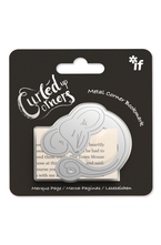 Метален книгоразделител - ъгълче - спяща мишка