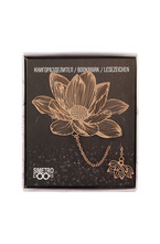 Метален книгоразделител - Book Time - Лотос