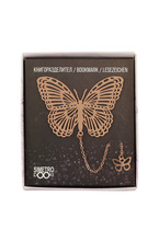 Метален книгоразделител - Book Time - Пеперуда