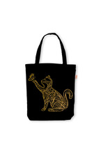 Simetro Books - Чанта с дъно - Котка и пеперуда