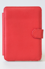 Калъф за електронен четец от еко кожа - червен