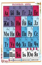 Българската азбука - мини изтриваемо табло