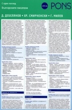 Българските писатели с един поглед - Д. Дебелянов, Хр. Смирненски, Г. Милев