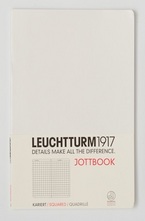 Бележник Jottbook Leuchtturm 1917 Pocket, Ruled, White 339945