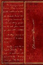 Бележник Paperblanks Bronte: Embellished Manuscripts Mini Wrap, Lined 6672