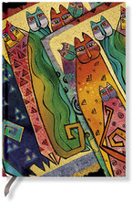 Бележник Paperblanks Fantastic Felines Mini, Lined 4791