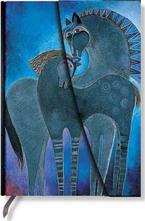 Бележник Paperblanks Mystical Horses Midi Wrap, Lined 5415