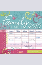 Календар Family Timer - Floral 2015