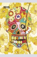 Календар-бележник Skulls Large Magneto Diary 2015