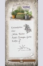 Метален бележник Le Jardin Francais