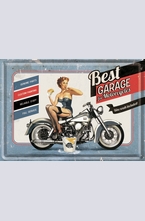 Метална картичка Best Garage For Motorcycles