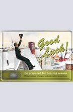 Метална картичка Good Luck!