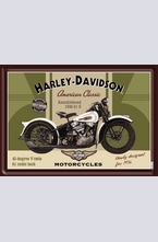 Метална картичка Harley-Davidson Knucklehead