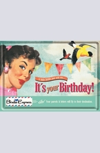 Метална картичка Its Your Birthday