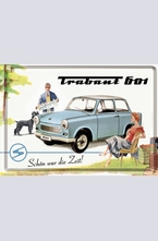 Метална картичка Trabant 601