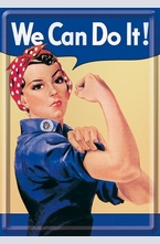 Метална картичка We Can Do It!