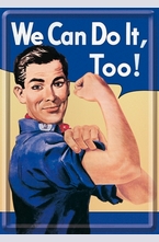 Метална картичка We Can Do It Too