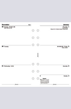 Пълнител за органайзер Filofax Personal 2013 година