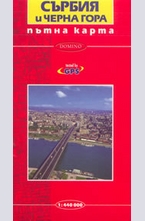Пътна карта: Сърбия и Черна гора 1:440 000