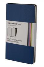 Set of 2 Volant Notebooks Ruled - Blue - Large