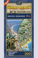 Sunny Beach. 3D Panoramic map