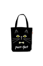 Simetro Books - Чанта с дъно - Purr-fect