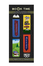 Магнитни книгоразделители - Book Time - Narnia, Hogwarts, Neverland