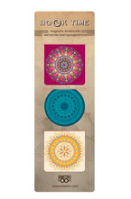 Магнитни книгоразделители - Book Time - Квадрат - Мандали