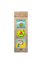 Магнитни книгоразделители - Book Time - Квадрат - Къмпинг