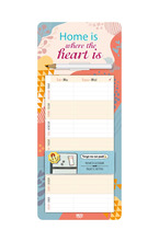 Forget-me-not-pads - бележник магнит - Home is where the heart is