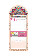 Forget-me-not-pads - бележник магнит - Мандала