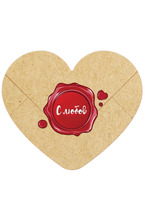 Табелка-картичка - код:A - С любов