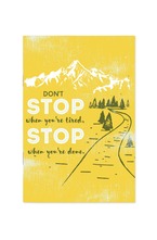 Тефтер Don't stop when you're tired...