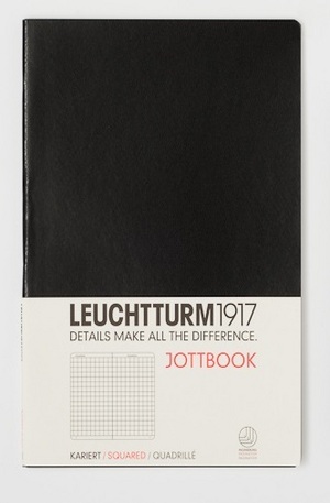 Книга - Бележник Jottbook Leuchtturm 1917 Pocket, Ruled, Black 339943