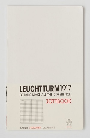 Книга - Бележник Jottbook Leuchtturm 1917 Pocket, Ruled, White 339945