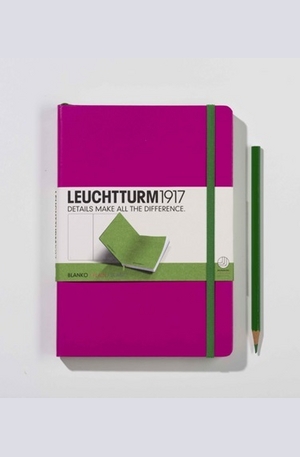 Книга - Бележник Leuchtturm 1917 Medium A5, Plain, Pink 343154