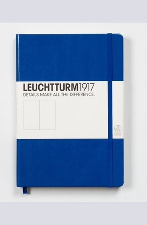 Книга - Бележник Leuchtturm 1917 Medium A5, Ruled, Royal Blue 342707