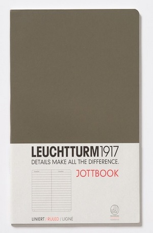 Книга - Бележник Lottbook Leuchtturm 1917 Pocket, Ruled, Taupe 34155
