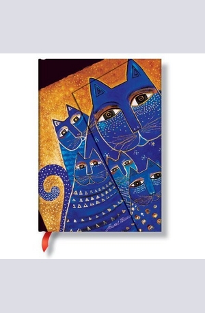Книга - Бележник Paperblanks Fantastic Felines Midi Wrap, Lined 3961