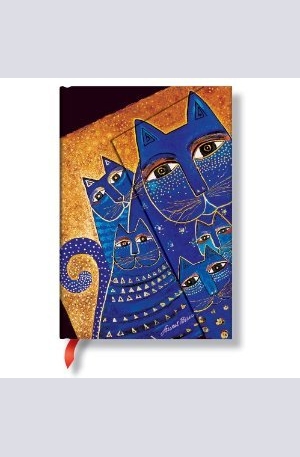 Книга - Бележник Paperblanks Fantastic Felines Mini Wrap, Lined 4784