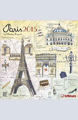Продукт - Календар Paris Martine Rupert 2015