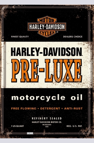 Продукт - Метална картичка Harley-Davidson Pre-Luxe