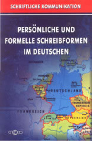 Книга - Personliche und formelle schreibformen im Deutschen