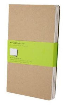Книга - Set of 3 Plain Cahier Journals - Kraft - Large