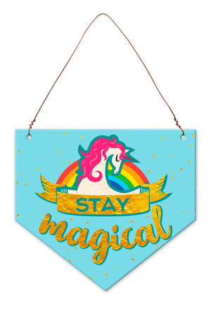 Продукт - Табелка-флагче - код C - Stay magical
