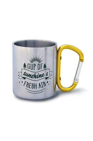 Продукт - Термо канче с карабинер - Cup of sunshine and fresh air