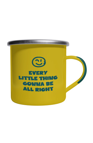 Продукт - Simetro Books Метално канче - Every little thing gonna be all right
