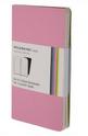 Set of 2 Volant Notebooks Ruled - Pink - Extra Small